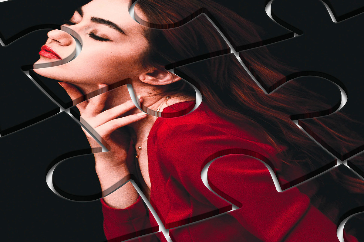 3D Puzzled Mock-Up Bundle, a Social Media Template by Graphicsworld125 (Photo 4 of 24)