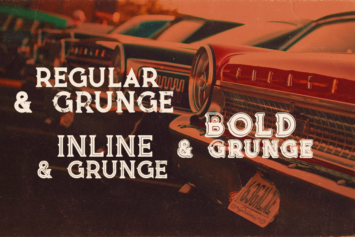 Vultron - Vintage Style Font preview 2
