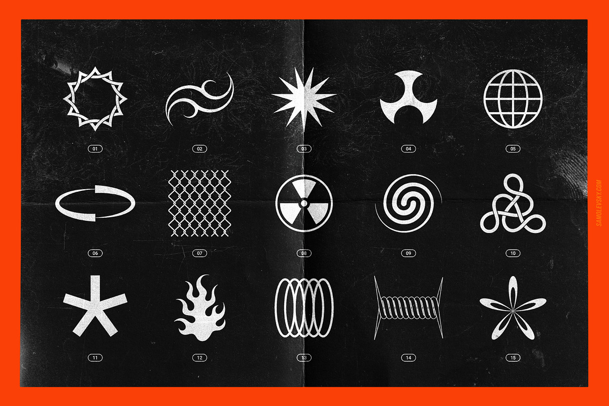 Chrome & Vector Abstract Shapes Pack, an Object Graphic by Samolevsky (Photo 19 of 25)