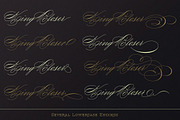 King Bloser, a Script Font by Misprinted Type (Thumbnail 6 of 10)
