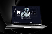 Robotic Website Template, a Landing Page Template by Glyphminds Studios (Thumbnail 2 of 3)