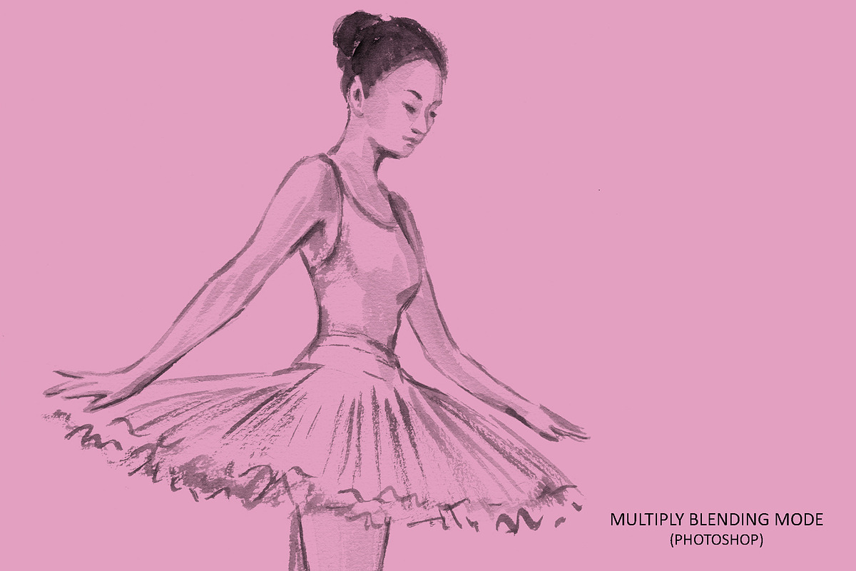Ballet set illustrations, an Illustration by Ana Capree (Photo 5 of 8)