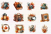 Autumn Photography Clipart, an Illustration by CreationArt (Thumbnail 5 of 5)