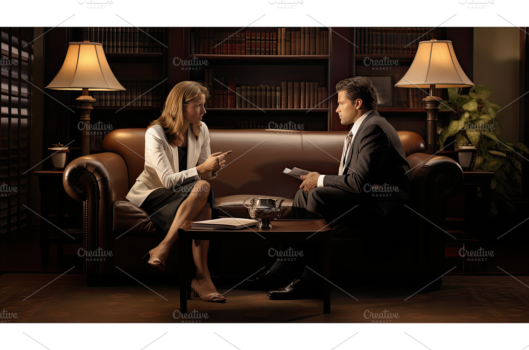 alimony divorce couple lawyer ai, a Business Photo by pikepicture