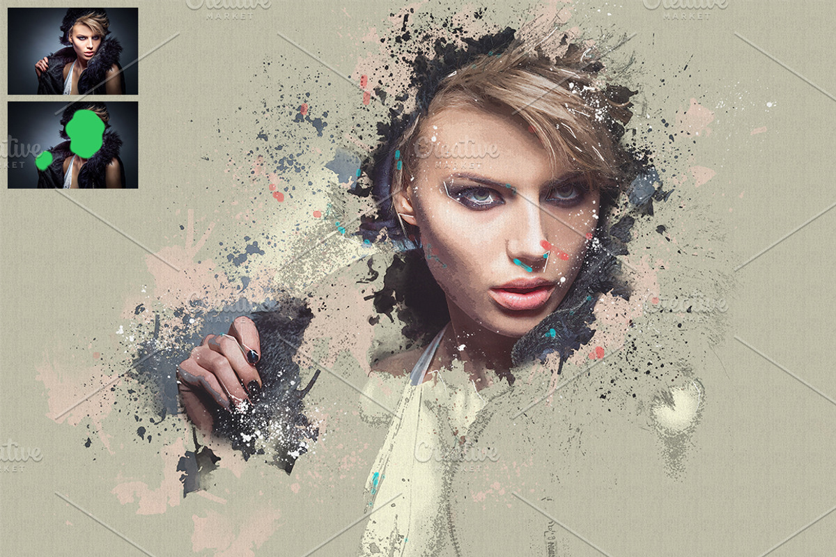Watercolor Artistic Reveal Effect, an Action Add-On by MockupSpace (Photo 8 of 12)