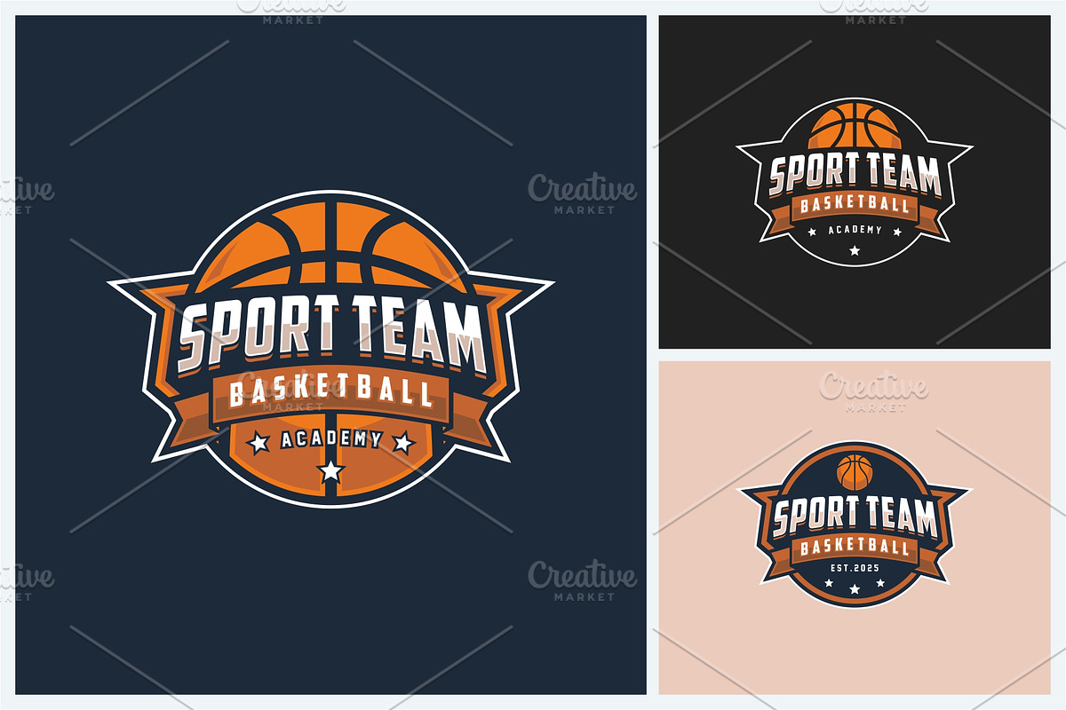 Basketball logo team, a Branding & Logo Template by jundio studio