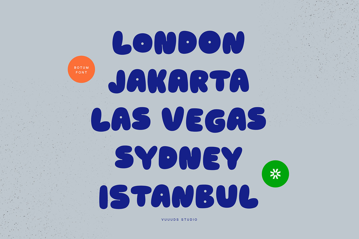 Botum Font, a Sans Serif Font by vuuuds (Photo 8 of 9)