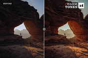Warm Tones - Actions and Presets, an Action Add-On by Hydrozi Presets (Thumbnail 6 of 8)