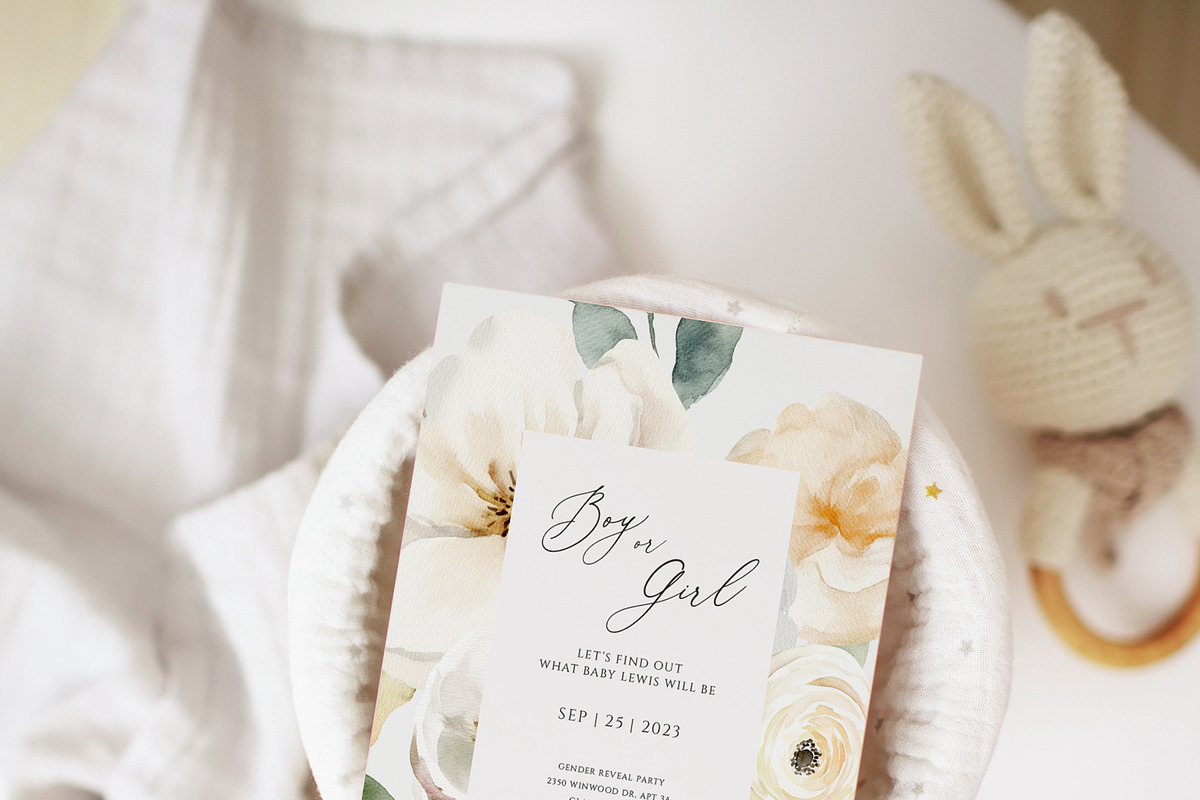 FLORAL WINTER BOX Watercolor Bundle, a Seasonal Illustration by Muse Artist (Photo 12 of 95)