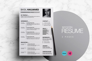 Creative Resume Template, a Resume Template by evgenystudio