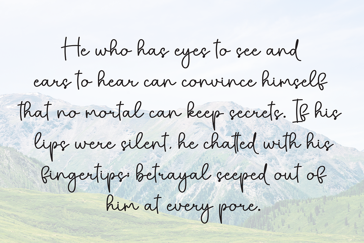 Simple Beauty | Script Font, a Handwritten Font by Scratchones (Photo 6 of 8)