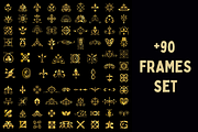+200 Mega Bundle frames and borders, a Decorative Illustration by Dreamanart (Thumbnail 2 of 5)
