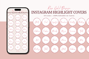 INSTAGRAM HIGHLIGHT COVERS, a Social Media Template by The Little Lily Studio (Thumbnail 2 of 5)