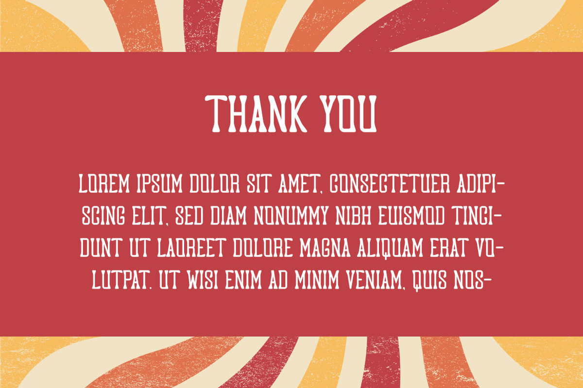 John Lemon - Vintage Groovy Font, a Sans Serif Font by Mightyfire (Photo 3 of 3)
