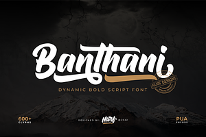 Bantani – Dynamic Bold Script Font