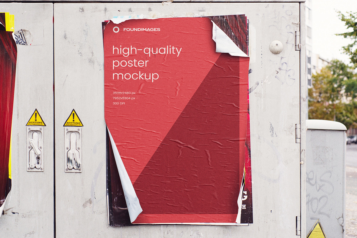 Urban Poster Mockup Template Bundle, an Advertising Mockup by FoundImages (Photo 27 of 52)