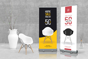 Furniture Sale Roll Up Banner