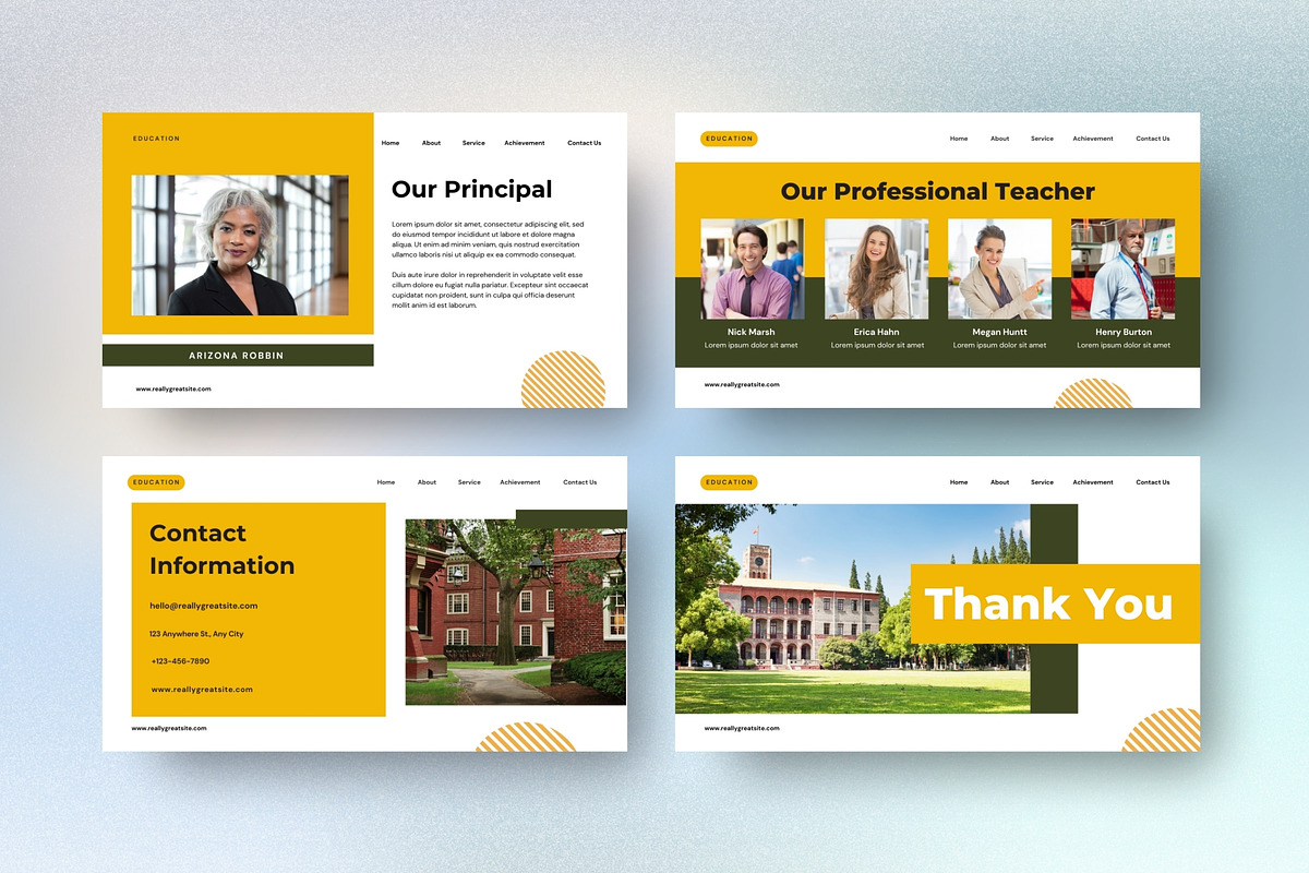Education Keynote Template, a Presentation Template by FIBRINOSÄ (Photo 4 of 5)