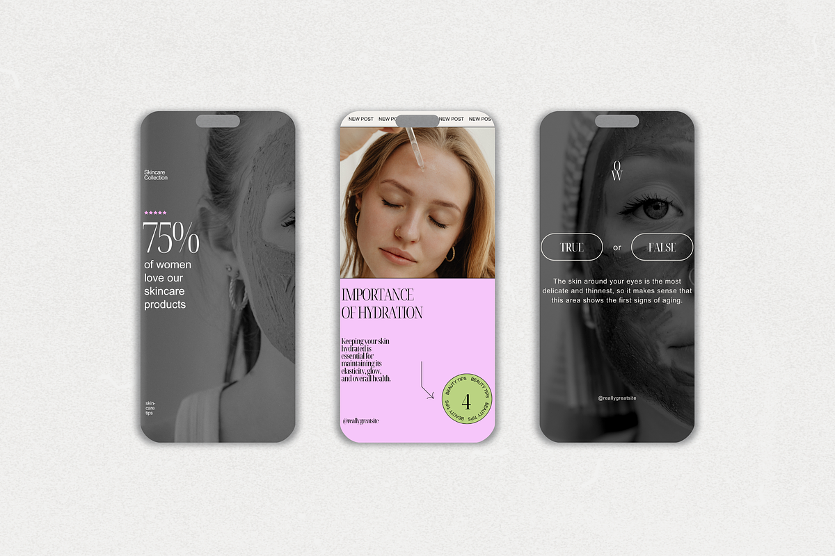 Skincare Coach Instagram Template 01, a Social Media Template by My Template Studio (Photo 5 of 23)