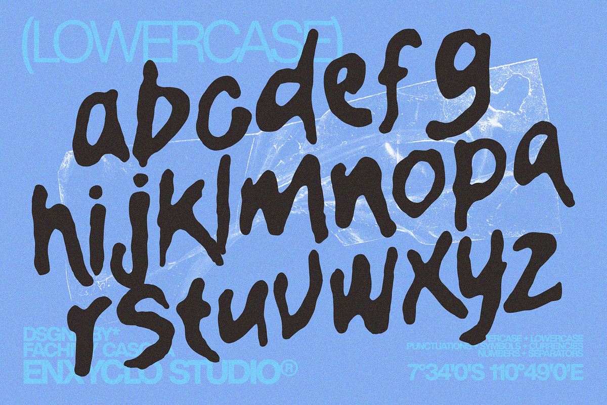 GUMPS OVER — Raw Imperfect Font, a Handwritten Font by Enxyclo Studio (Photo 11 of 14)