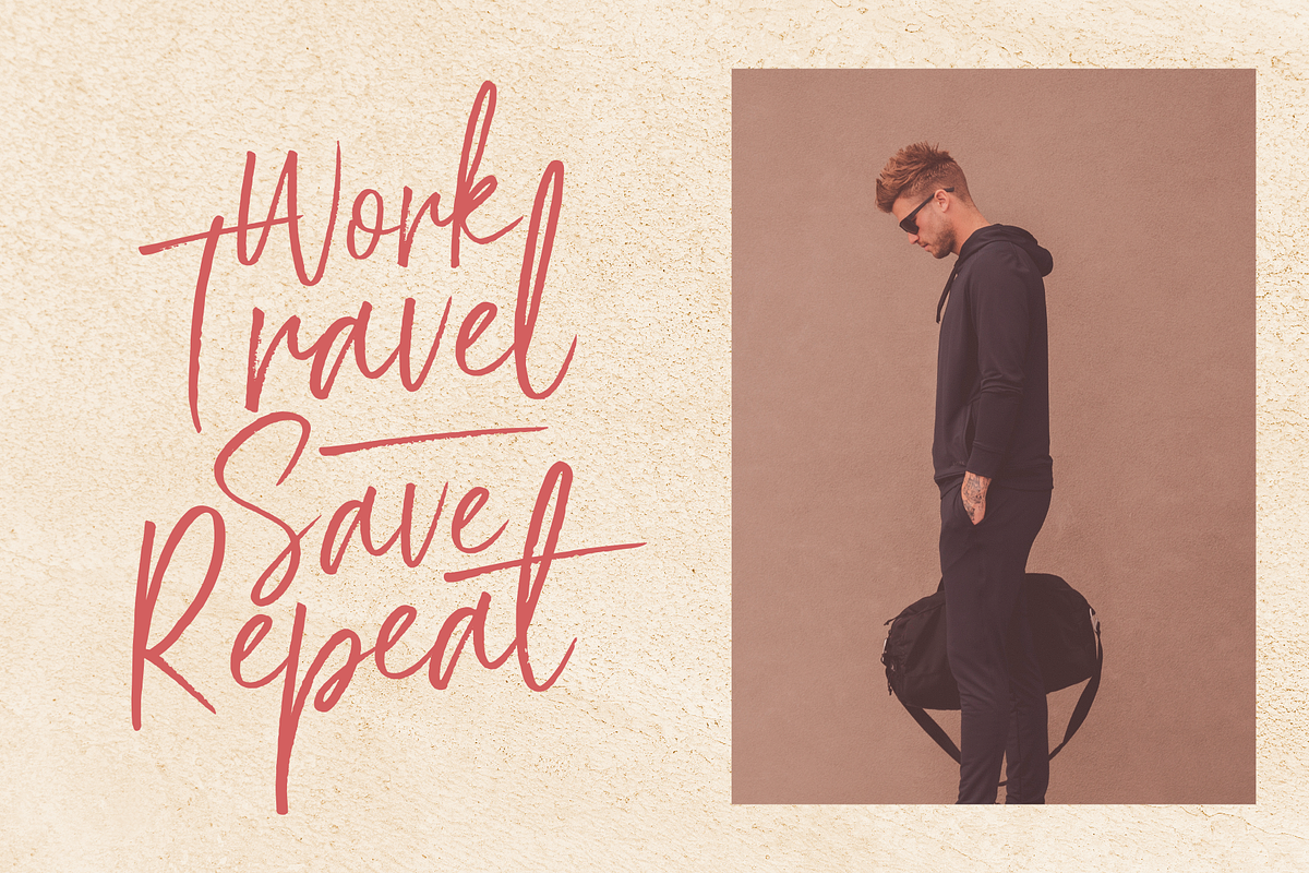 Scriptyca | Brush Font preview 3