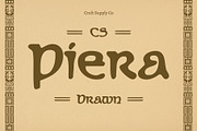 CS Piera Drawn, a Sans Serif Font by Craft Supply Co. (Thumbnail 1 of 8)