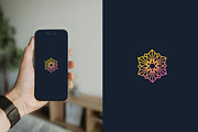 Geometric Floral Mandala Logo Design, a Branding & Logo Template by arhabib (Thumbnail 2 of 11)