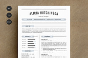Resume Template 4 Pack | CV Template, a Resume Template by Refinery Resume Co. (Thumbnail 1 of 3)