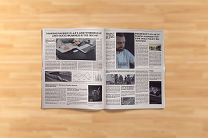 Newspaper Template 8 Page