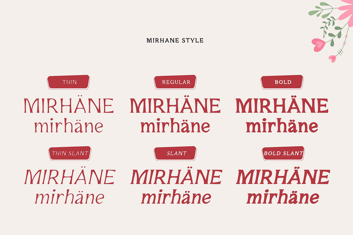 Mirhane - Modern Serif Typeface, a Serif Font by rudiSasori (Photo 14 of 14)