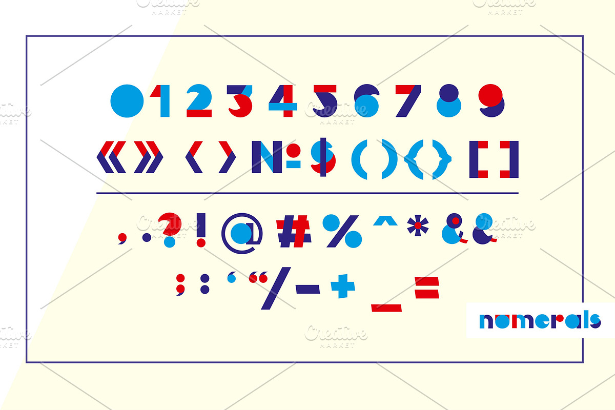 LOVE-BIRDS multicolor font preview 3