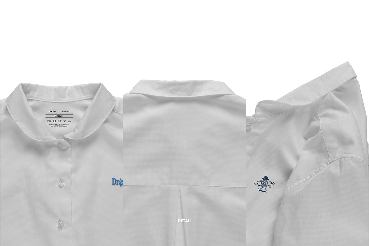 Button up peter pan collar mockup, a Shirt Mockup by made_by_nope (Photo 4 of 7)