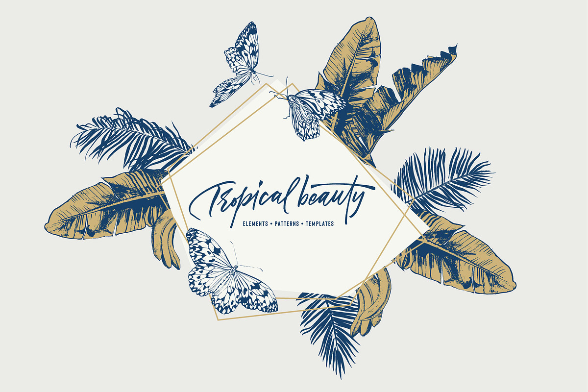 Tropical beauty, a Pattern Graphic by Vera Holera (Photo 1 of 7)