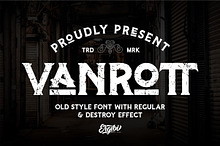 Vanrott - Old Style Font
