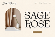 Arthouse Cinema, a Serif Font by zeenesia (Thumbnail 10 of 16)