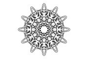 Black White Mandala Illustration Set, a Decorative Illustration by NJ Himel (Thumbnail 25 of 101)