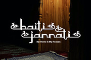 Asbatun - Arabic Style, a Script Font by Akifatype. (Thumbnail 2 of 6)