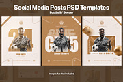 Soccer Social Media Posts Templates, a Social Media Template by iHemalaya (Thumbnail 1 of 3)