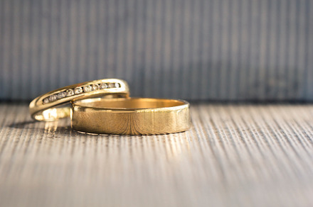 Golden Wedding Bands