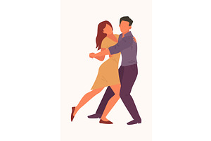 people dancing. dance from joy and, a Person Illustration by Multigon