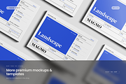 A4 Landscape Magazine Mockup, a Books & Magazine Mockup by Toasin Studio (Thumbnail 7 of 7)