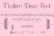 Modern Deco font, a Font by Charlotte Breedon Design (Thumbnail 4 of 4)