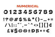 Qenary Vokela – Chunky Sans Serif, a Sans Serif Font by decographstud (Thumbnail 6 of 7)