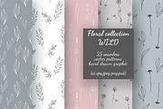 Wild flower patterns, a Pattern Graphic by CARROTDESIGN (Thumbnail 1 of 5)