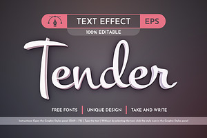 Ntle - Editable Text Effect