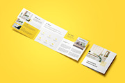 Square Trifold Brochure Mockup, a Product Mockup by Mockup Supper (Thumbnail 6 of 17)