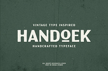 Handoek - Handcrafted Typeface
