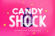 Candy Shock SVG Font, a Handwritten Font by Ivan Rosenberg (Thumbnail 1 of 12)