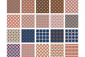 STIANO Geometric Seamless Patterns.