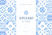 Azulejo Azure. Watercolor collection, a Decorative Illustration by Liliia Polos Illustration (Thumbnail 1 of 11)